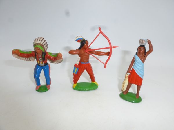 3 Indianerfiguren
