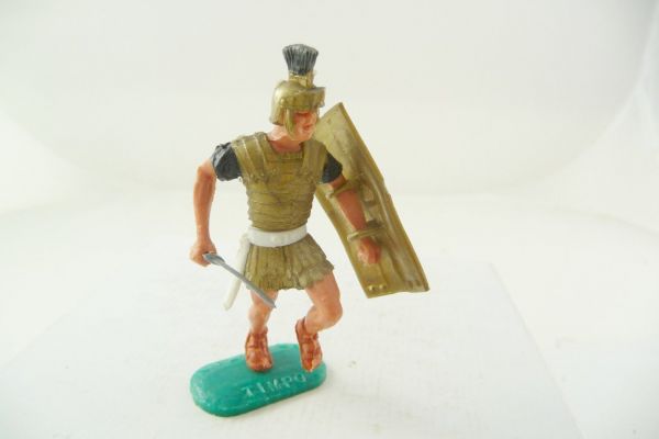 Timpo Toys Römer laufend mit Schwert, schwarz - Schildschlaufen ok