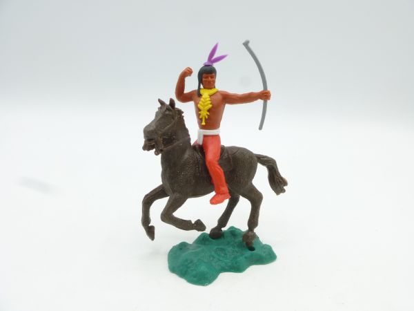 Crescent Indian riding with bow