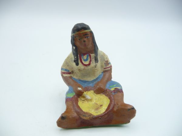 Lisanto Indian woman with bowl - used condition, see photos