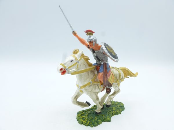 Elastolin 7 cm Roman horseman with sword attacking, No. 8459