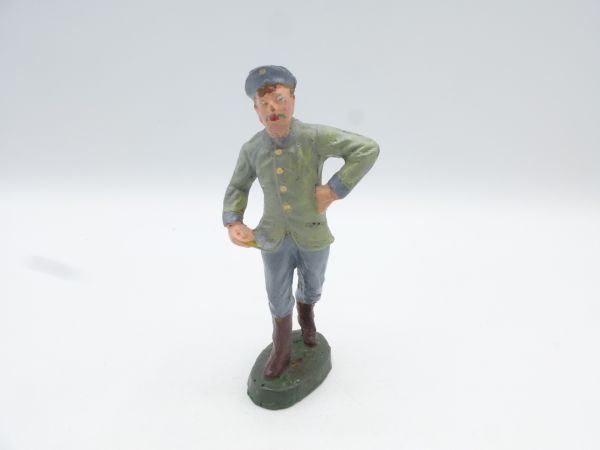Soldier standing, arm at side (probably replica), height 10 cm