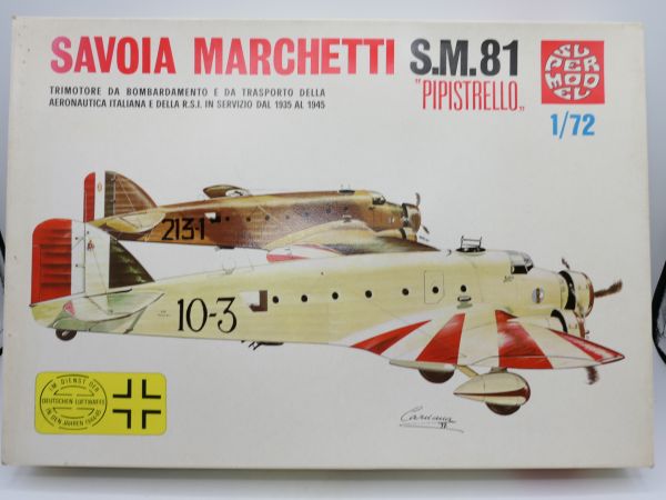 Supermodel 1:72 Savoia Marchetti S.M.81 Pipistrello model - orig. packaging