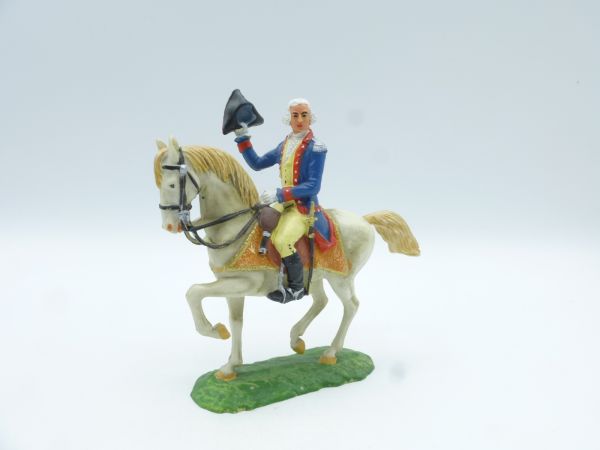 Elastolin 7 cm Prussians: Officer on horseback, No. 9130