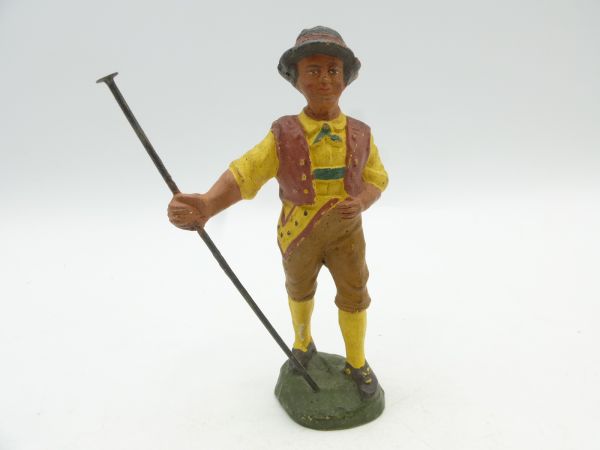 Elastolin Composition Hiker with stick, height 10 cm