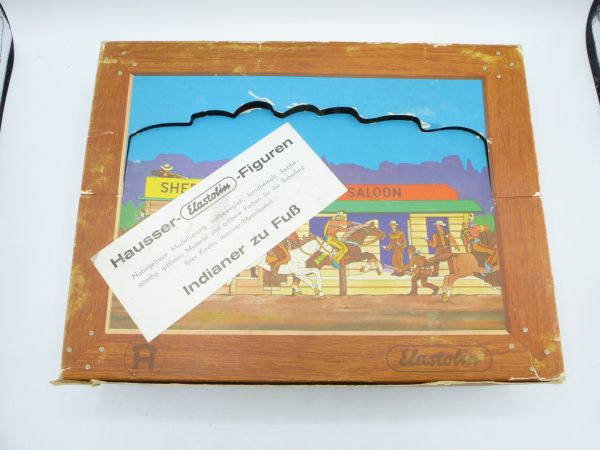 Great dealer box with 20 Indians (Elastolin 7 cm)