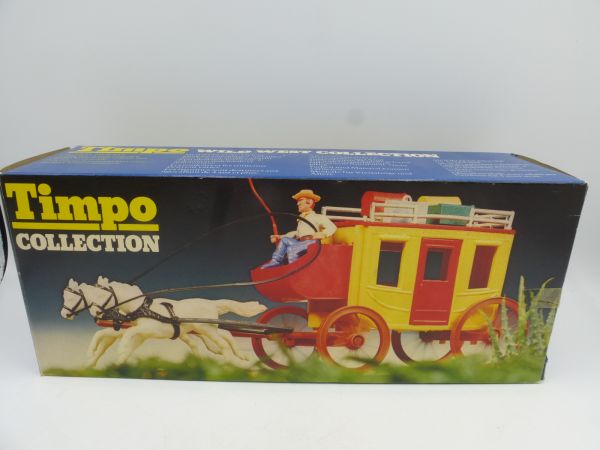 Timpo Toys Postkutsche mit Kutscher 3. Version, Ref. Nr. 270 - OVP