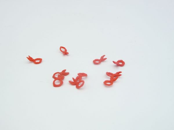 Timpo Toys 10 small neckerchiefs, red
