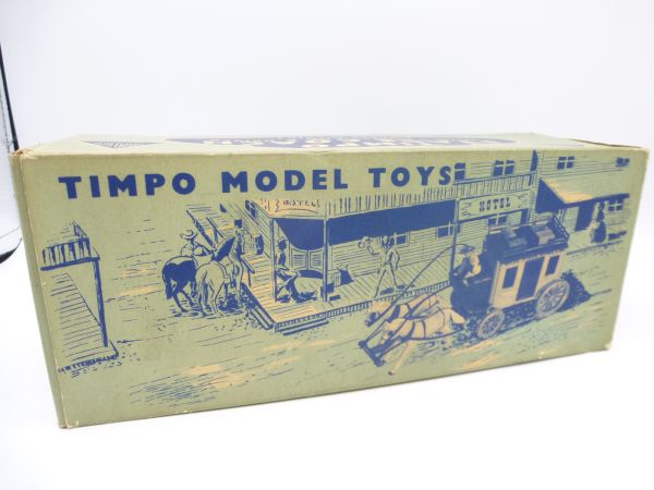 Timpo Toys Stagecoach 1st version - great old box
