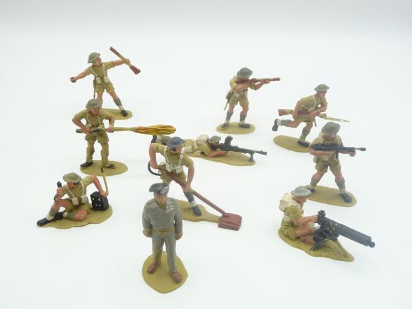 Timpo Toys Group of Englishmen (10 figures) - great figures