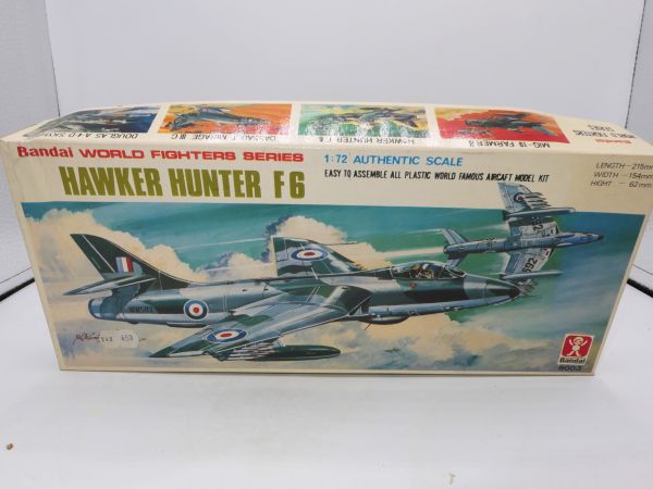 Bandai Hawker Hunter F6, Nr. 8003 - OVP, am Guss