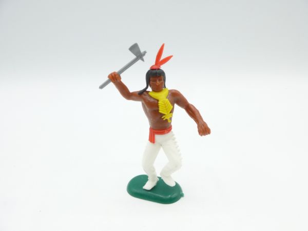 Crescent Toys Indian standing with tomahawk