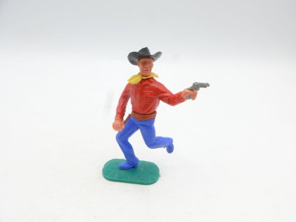 Timpo Toys Cowboy running, shooting pistol