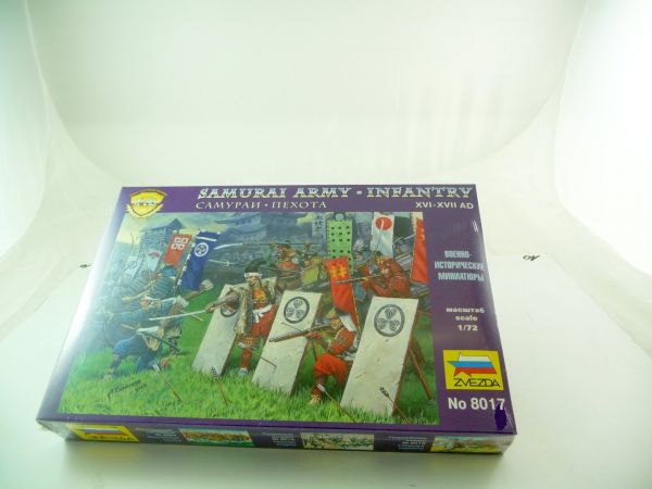 Zvezda 1:72 Samurai Army - Infantry - orig. packing, box shrink-wrapped