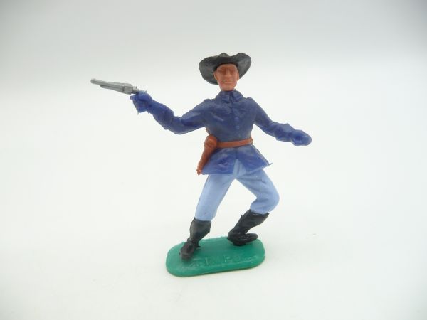 Timpo Toys Union Army soldier 1st version standing, officer firing with pistol