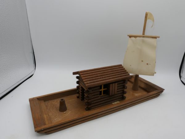 SHG Cowboy Ferry with hut - rare, with orig. packaging (without lid)