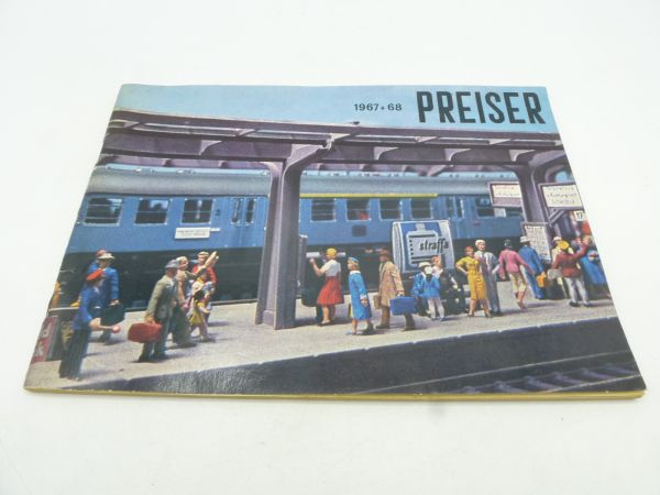 Preiser original catalogue 1967+68, 78 pages - good condition