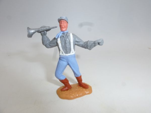 Timpo Toys Southerner 2nd version standing with trumpet