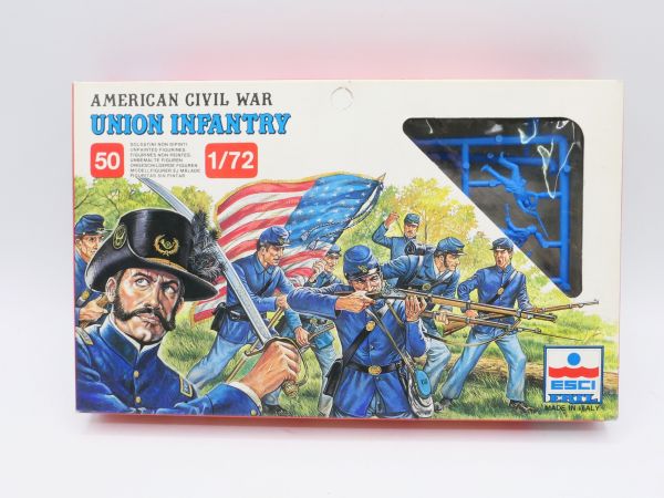 Esci 1:72 ACW Union Infantry, No. 222 - orig. packaging, on cast