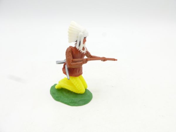 Elastolin 5,4 cm Indian kneeling firing