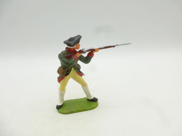 Elastolin 7 cm American Militia: Soldier standing shooting, No. 9145