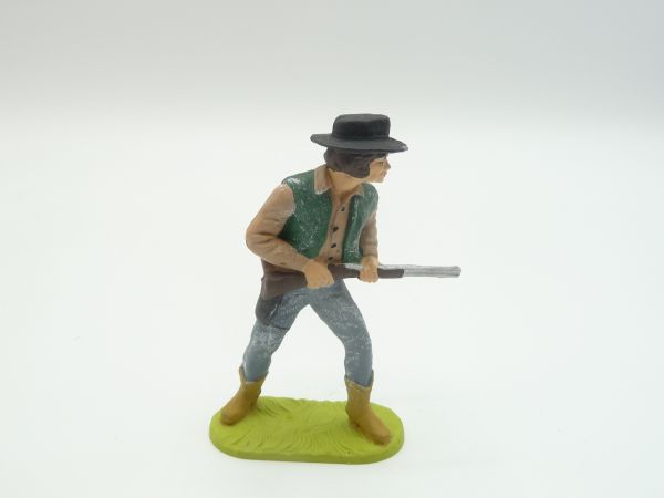 Preiser 7 cm Cowboy mit Gewehr im Anschlag, Nr. 6974