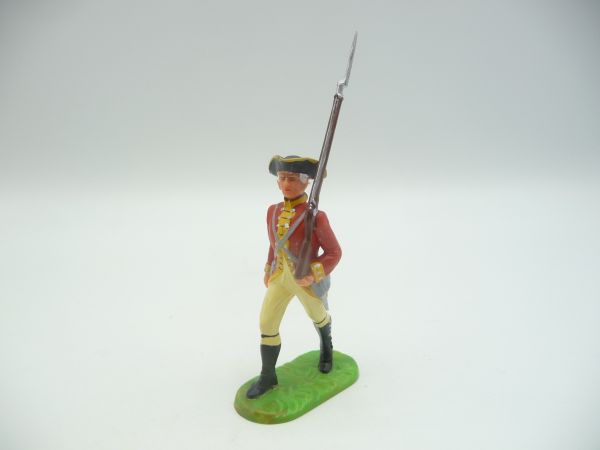 Elastolin 7 cm British Grenadiers: Soldier marching, No. 9133 - great painting