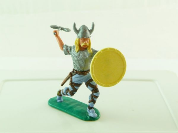 Timpo Toys Viking with sword and shield in great yellow