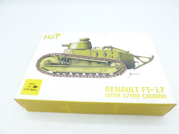 HäT 1:72 Renault FT-17 with 37 mm cannon, No. 8113 - orig. packaging