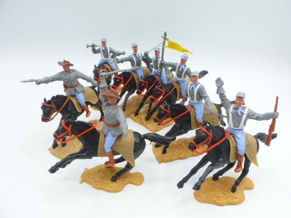 Timpo Toys Southerner 2nd version riding (8 figures) - complete set