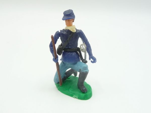 Elastolin 5,4 cm Union Army soldier kneeling with rifle + sabre