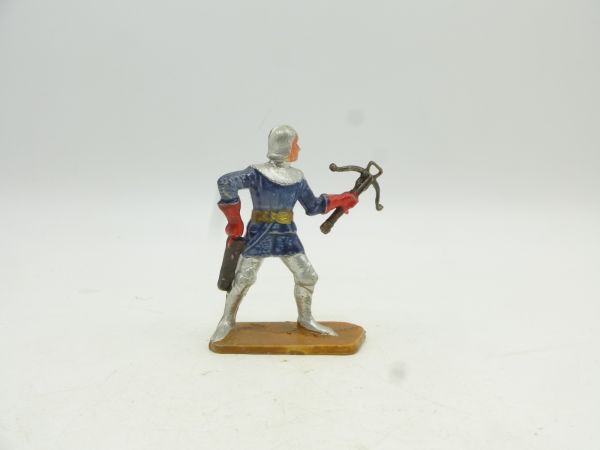 Starlux 4 cm Knight with crossbow, blue - great painting
