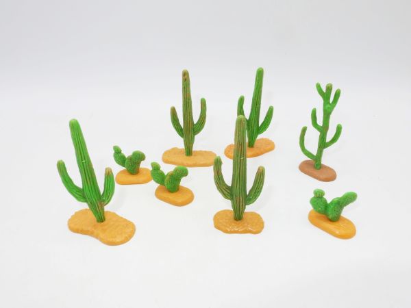 Timpo Toys Cactus set, 8-piece, shaded green