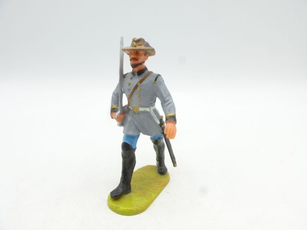 Elastolin 7 cm Southern States: officer marching, No. 9180