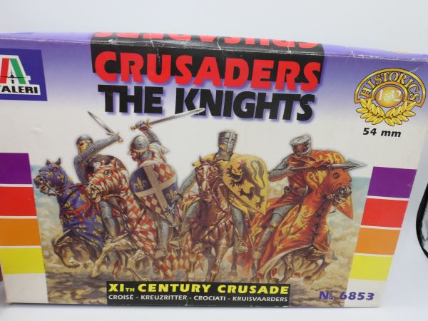 Italeri 1:32 Crusaders, The Knights, Nr. 6853 - OVP, Box mit Lagerspuren