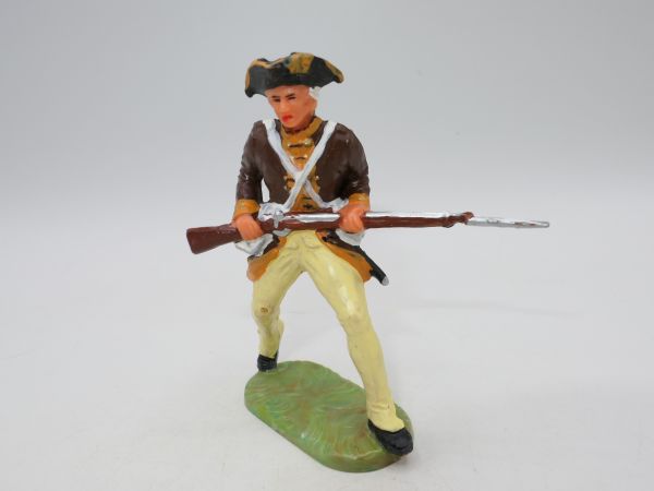 Elastolin 7 cm Regiment Washington: Soldat mit Gewehr vorgehend, Nr. 9142