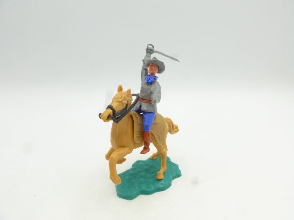 Timpo Toys Southerner 1st version riding, officer lunging with sabre