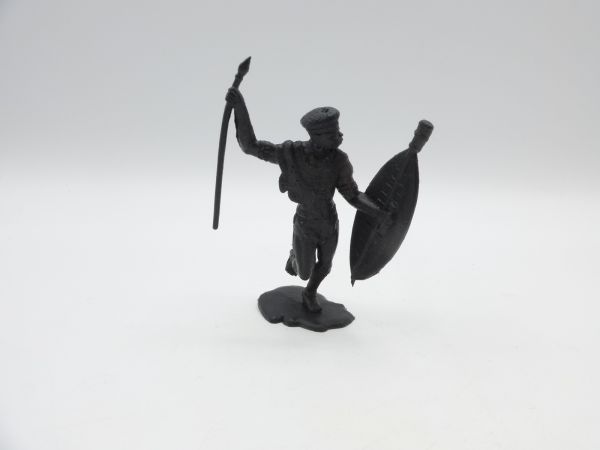 African with spear + shield