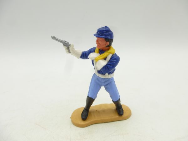 Timpo Toys Union Army Soldier 4th version standing, arm wounded, firing pistol