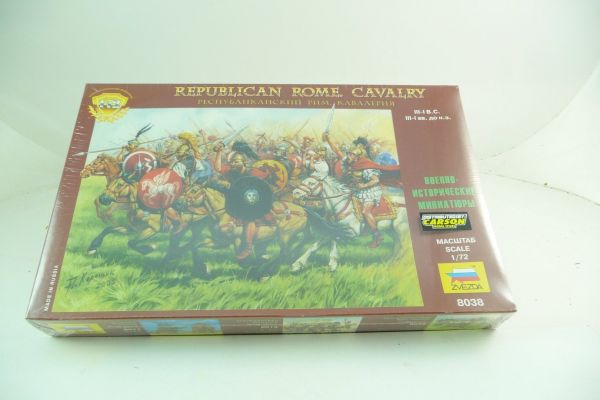 Zvezda 1:72 Republican Rome Cavalry, No. 8038 - orig. packaging, sealed