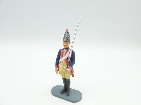 Preiser 7 cm Prussia 1756, Inf. Reg. No. 7, Grenadier standing, rifle shouldered