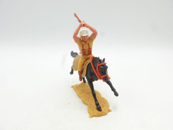 Timpo Toys Foreign legionnaire on horseback, striking with rifle