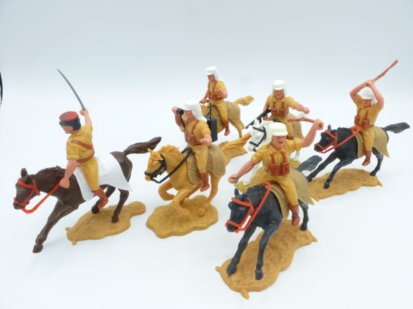 Timpo Toys Beautiful set of riding foreign legionnaires (6 figures)