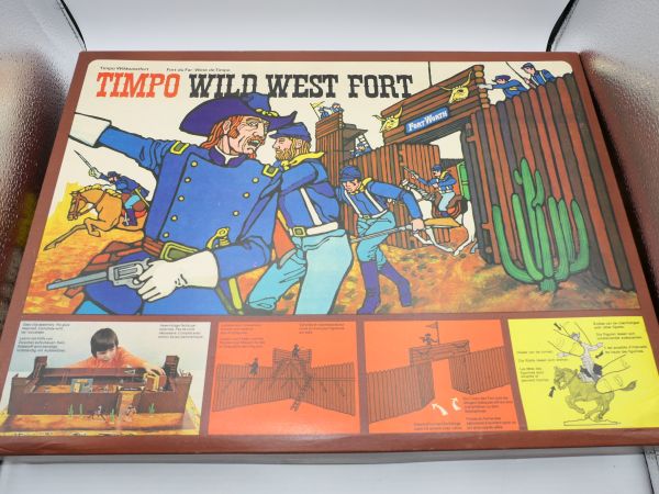 Timpo Toys Wild West Fort, Ref. Nr. 259 - OVP, Top-Zustand, komplett
