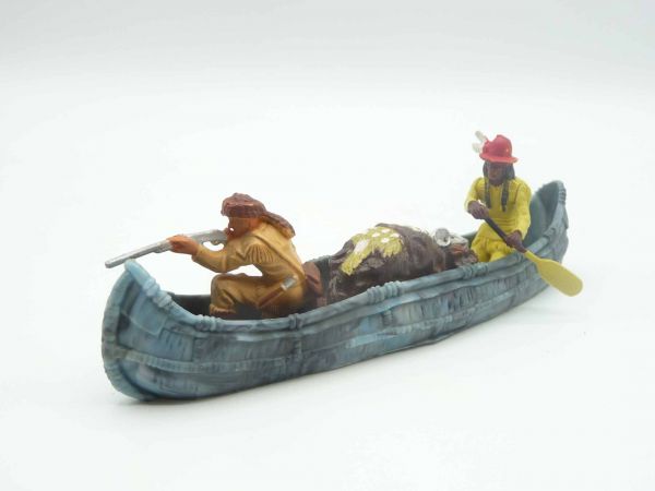 Britains Swoppets Canoe with Trapper + cargo
