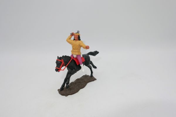 Timpo Toys Apache reitend, beige mit Apachenhose (Replika)