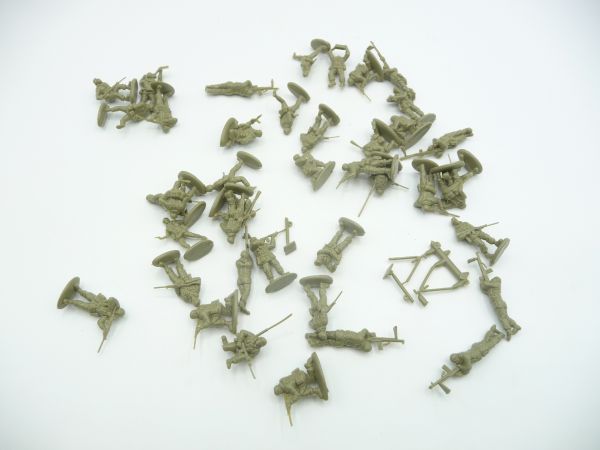 Matchbox 1:72 Nato, British Paratroopers (44 pieces) - loose, s. photo