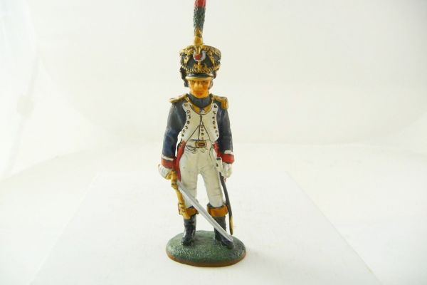 del Prado Nap. Wars, Young Guard, Officer Fusiliers Chasseurs 1810