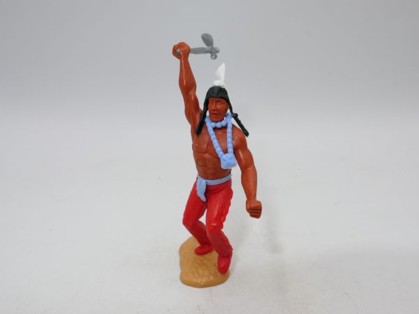Timpo Toys Indianer 2. Version stehend - Variante: rote Beine