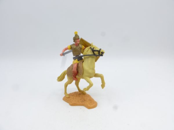 Timpo Toys Römer reitend (gelb) mit Kurzschwert